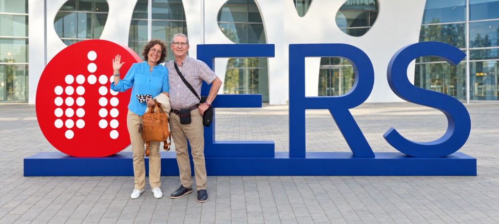 Marcela and Tom from the European Aspergillosis Patient Advisory Group at the ERS Congress 2026